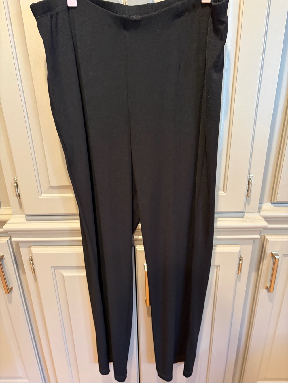 Chico's Black Straight-Leg Pull-On Pants